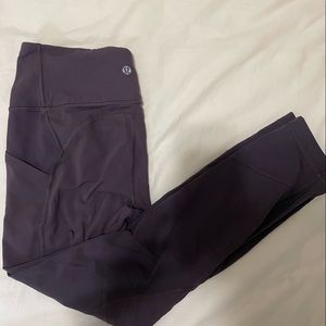 Lululemon purple athletic leggings